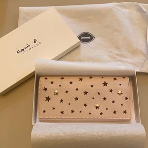 Agnes B Voyage leather wallet